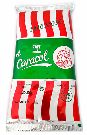 Café natural Caracol 500grs